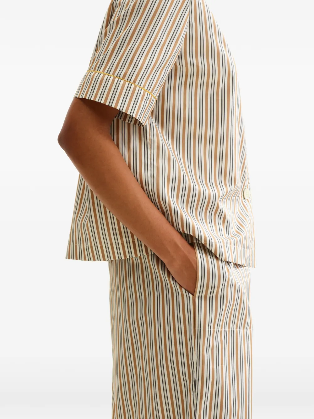 ERES Turban pyjamashirt Beige