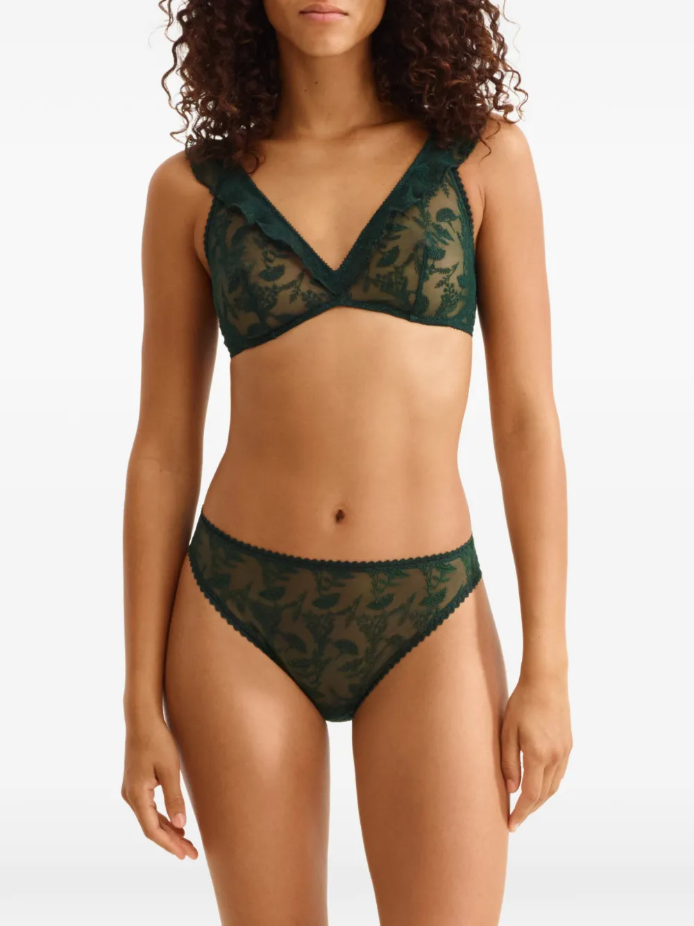 ERES Printanière triangel bh met beugel Groen