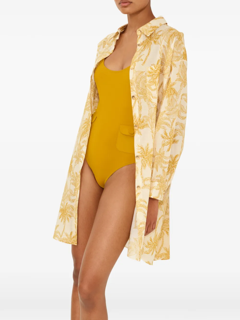 ERES Exotisme blouse met print Geel