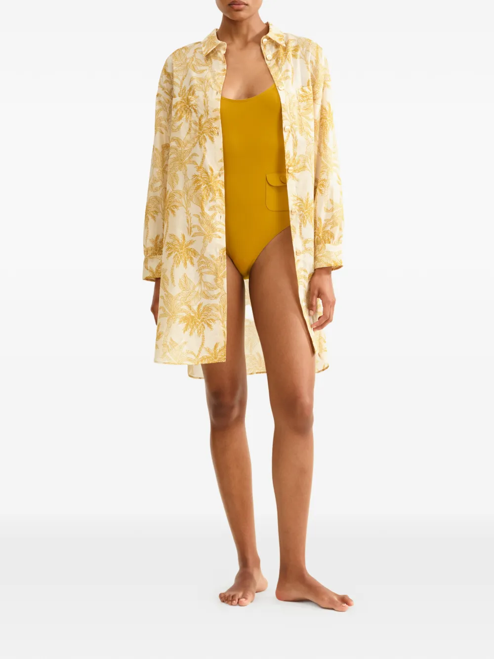  Eres Exotisme Printed Shirt - Yellow 