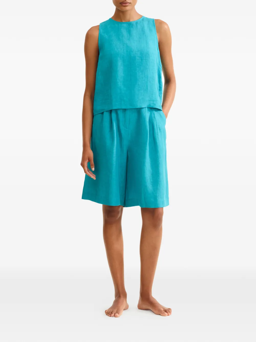  Eres Sleeveless Top - Blue 
