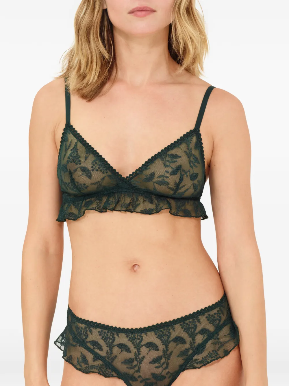 ERES Clochette triangel bh zonder beugel Groen