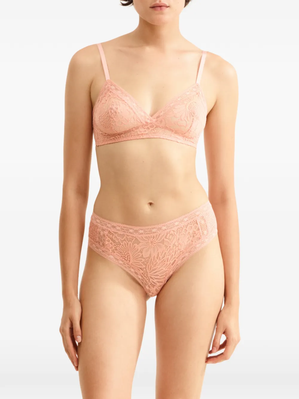 Eres Vestiges Lace Triangle Wireless Bra In Multi