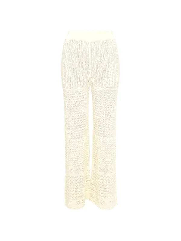 Eres Emblème Trousers in White