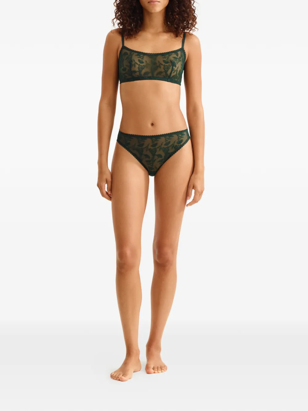  Eres Brin Crop Top Bra - Green 