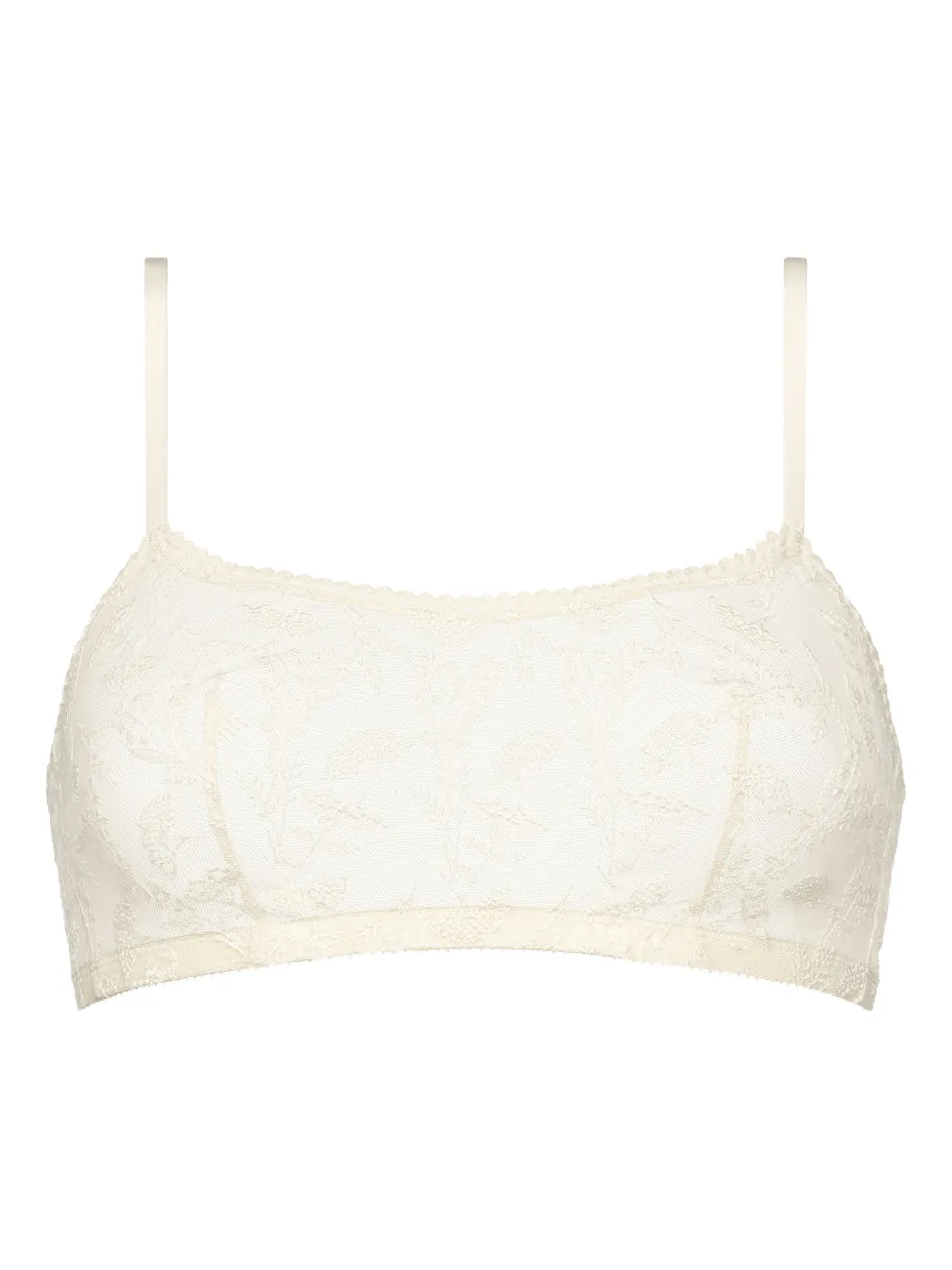 Eres Floral-print Bra In Neutral