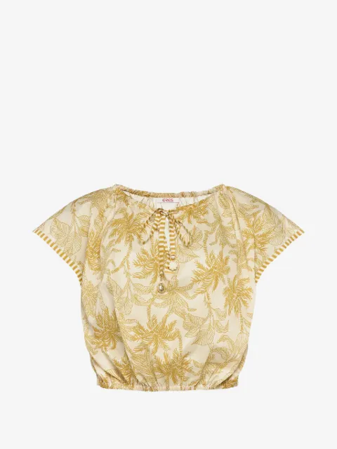 ERES blusa corta Crocodile