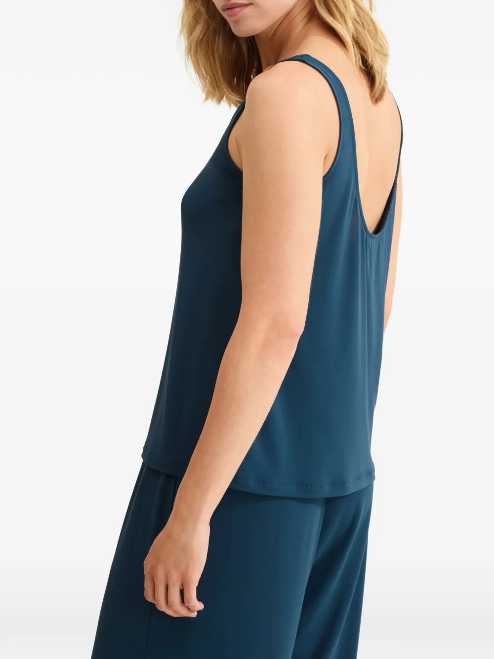 ERES Anaë tanktop met diepe ronde hals Blauw