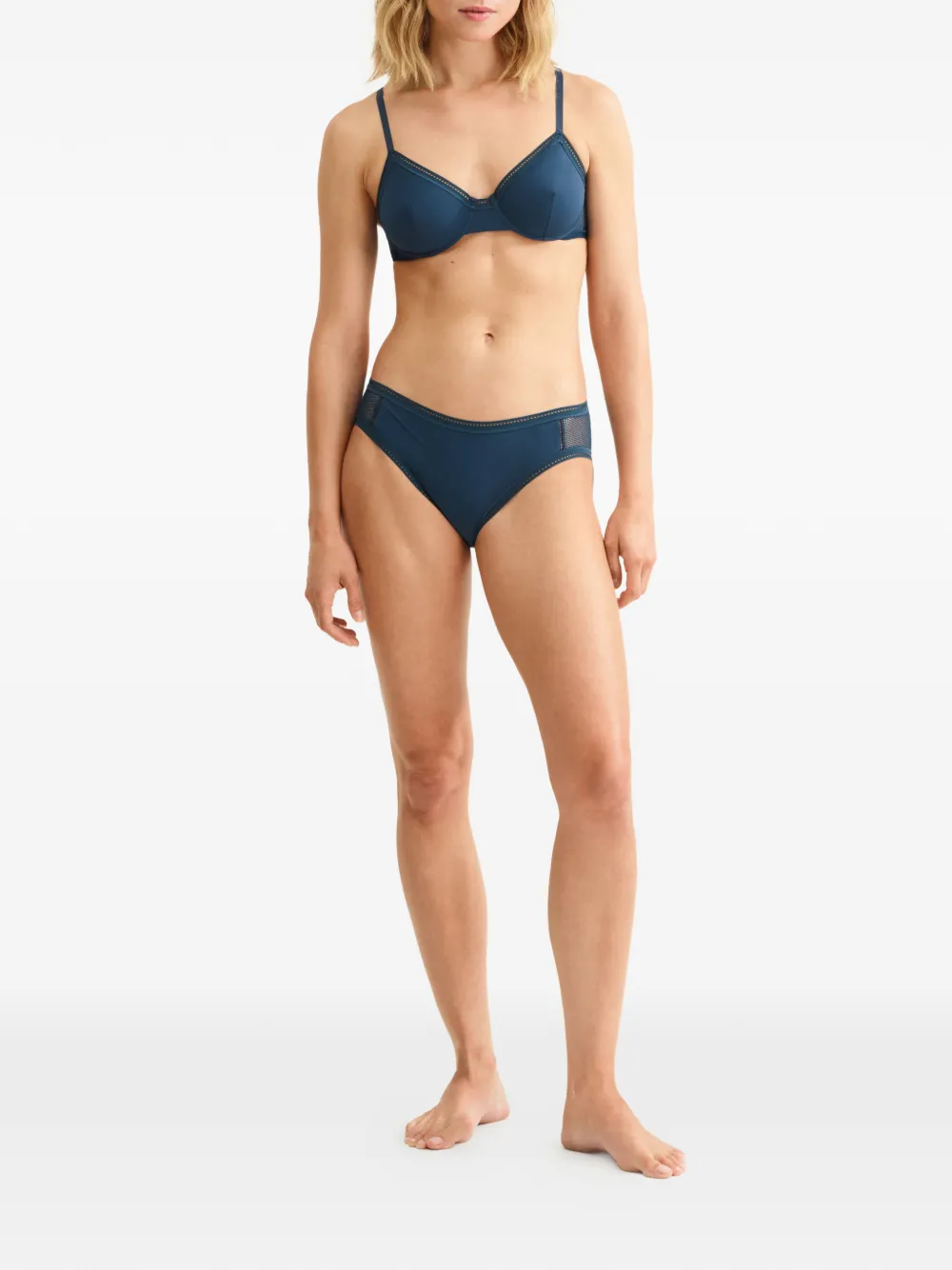 ERES Poudre slip met afwerking - Blauw