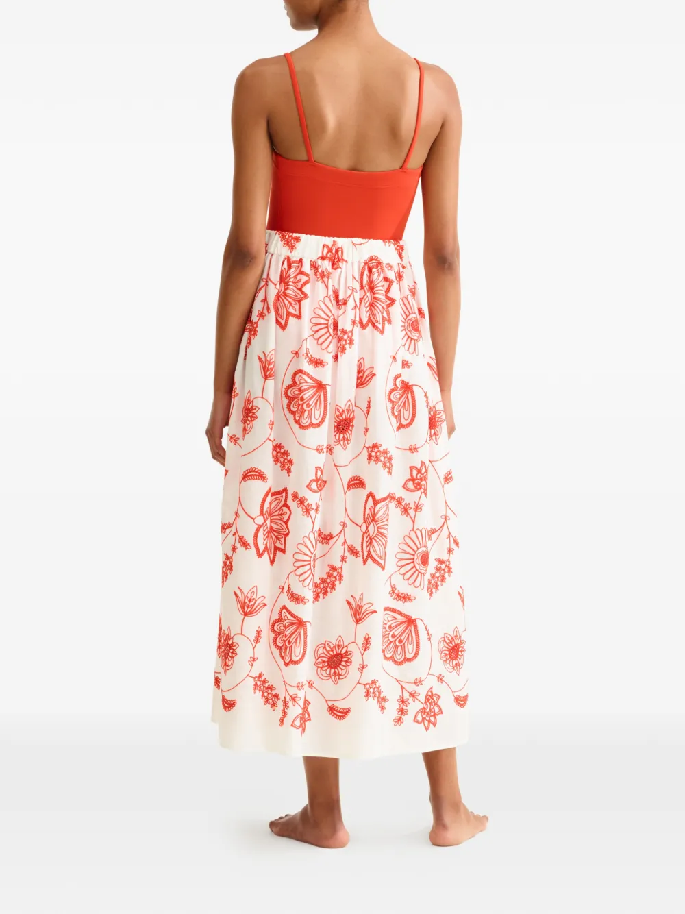 ERES Cali midi-rok Rood