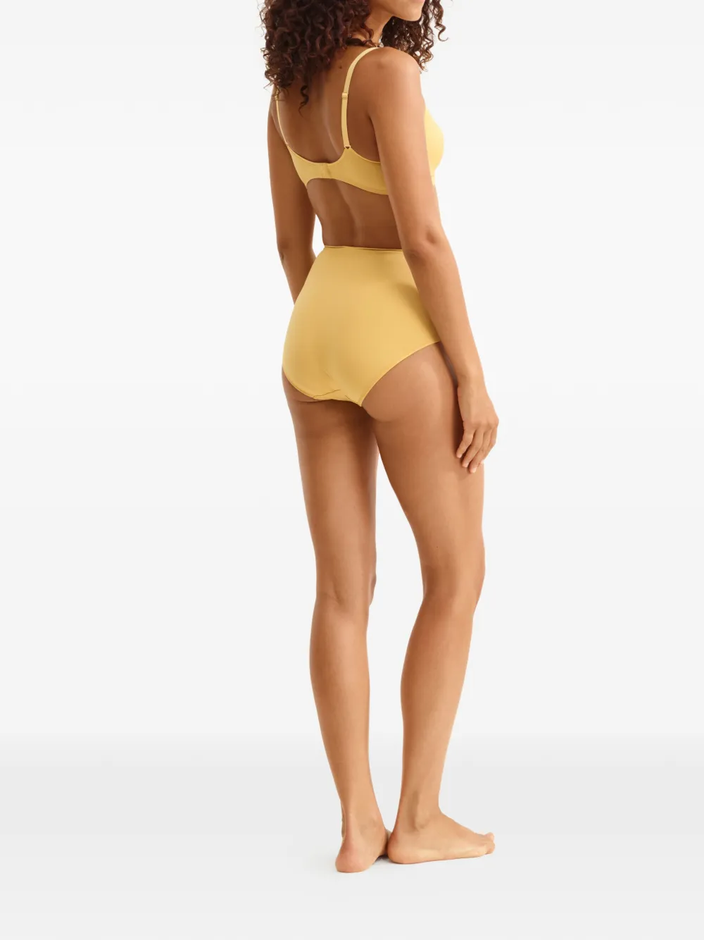  Eres Lydia Soyeuse Wireless Triangle Bra - Yellow 