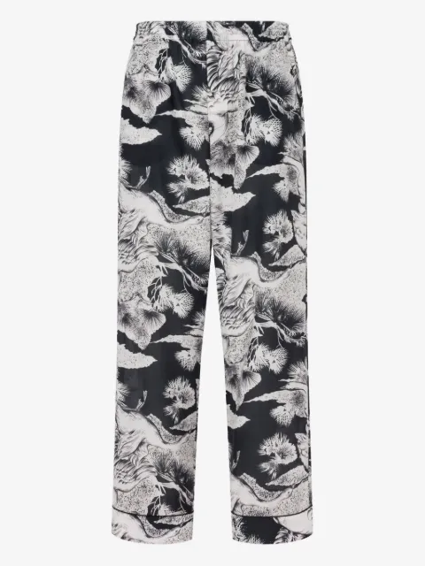 Moschino pantalones con estampado floral