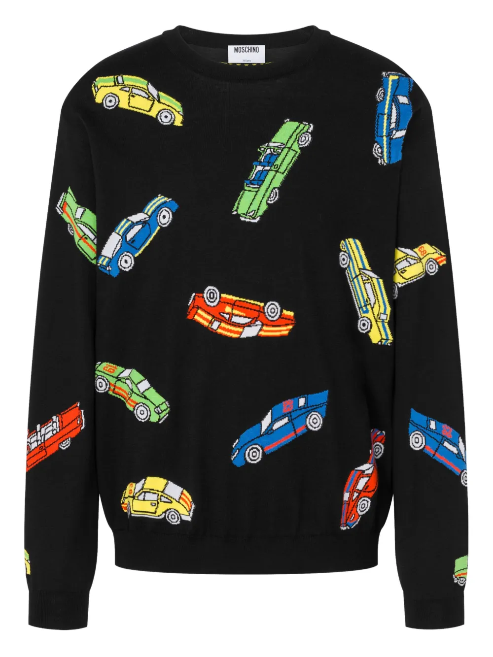 Moschino car-motif sweatshirt - Noir