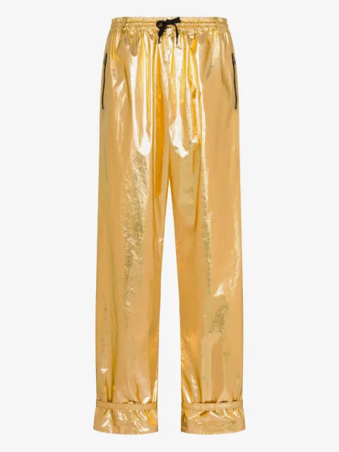 Moschino pantalon à détails de zip