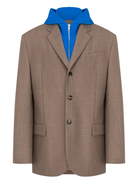 Moschino flap-pocket layered blazer