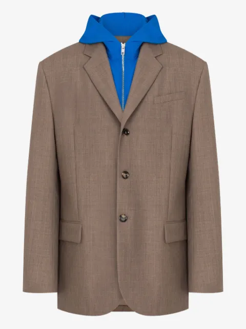 Moschino flap-pocket layered blazer