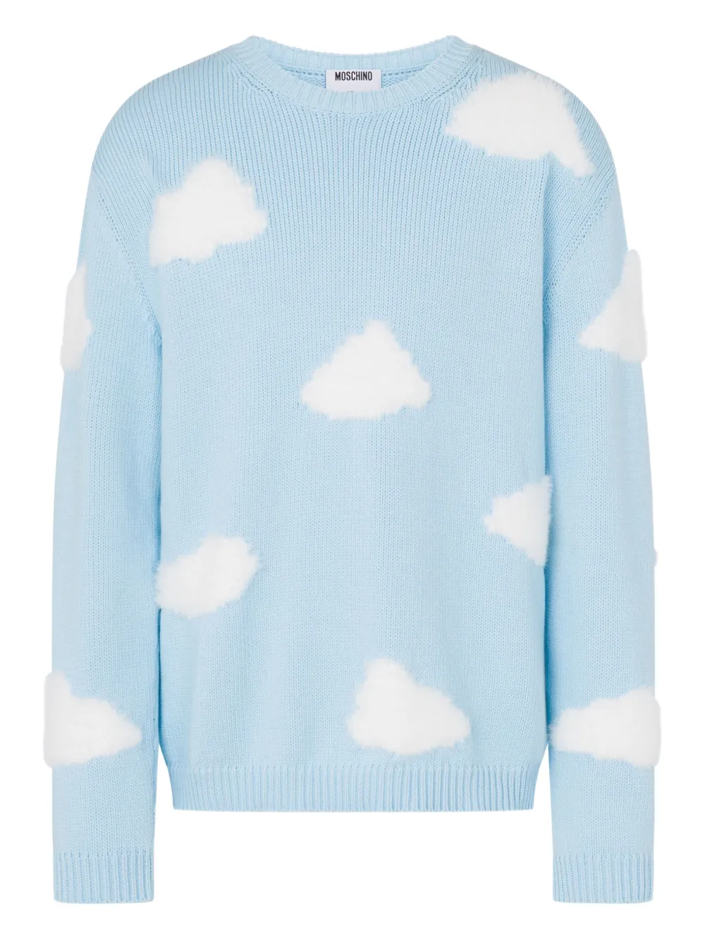 Moschino Klassischer Pullover | Blau | Image 1