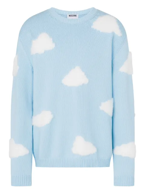 Moschino blue sweater 