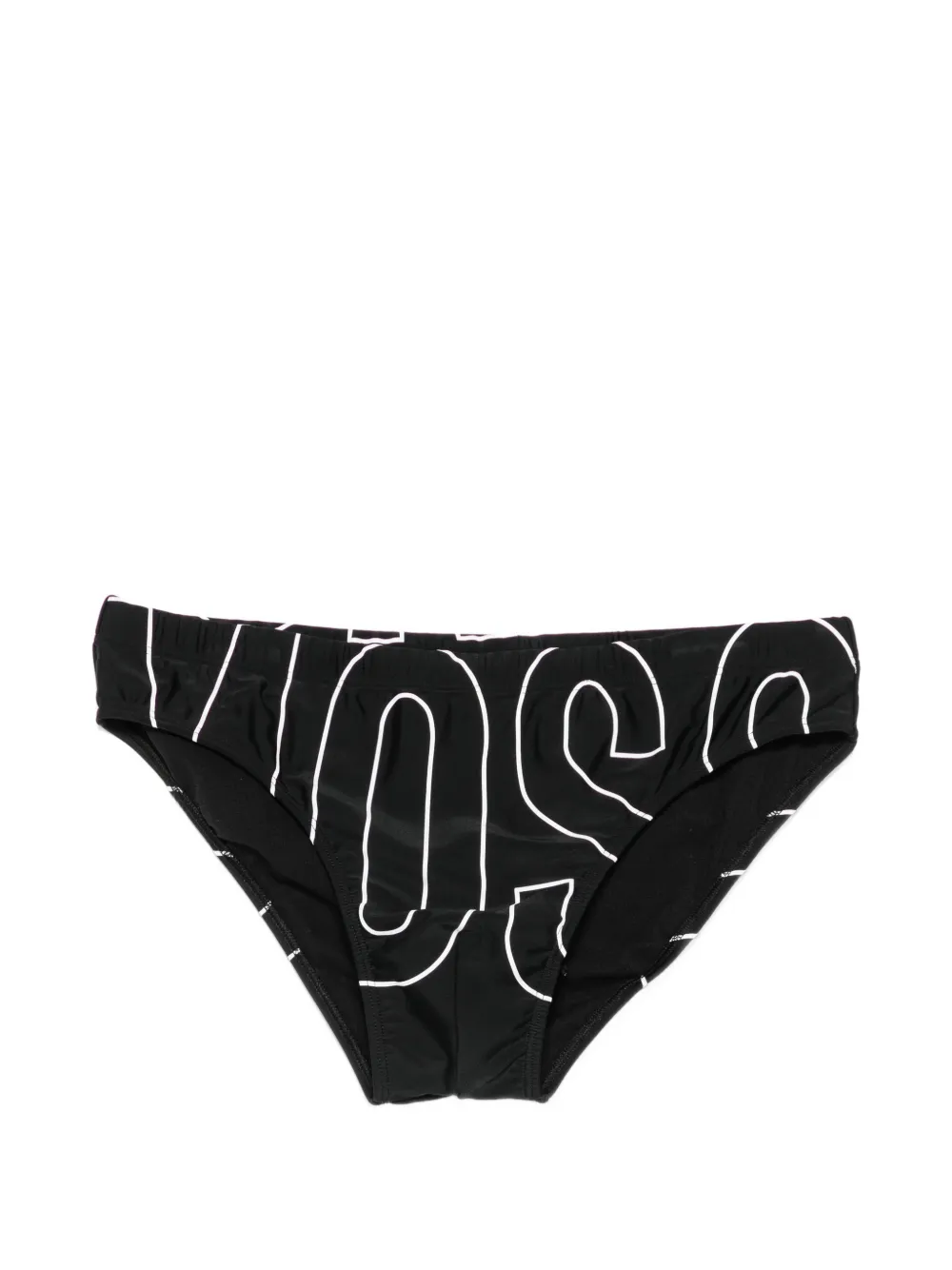 Moschino logo-print swim trunks - Nero