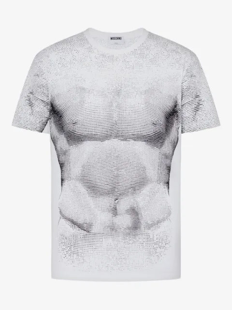 Moschino printed organic cotton jersey T-shirt