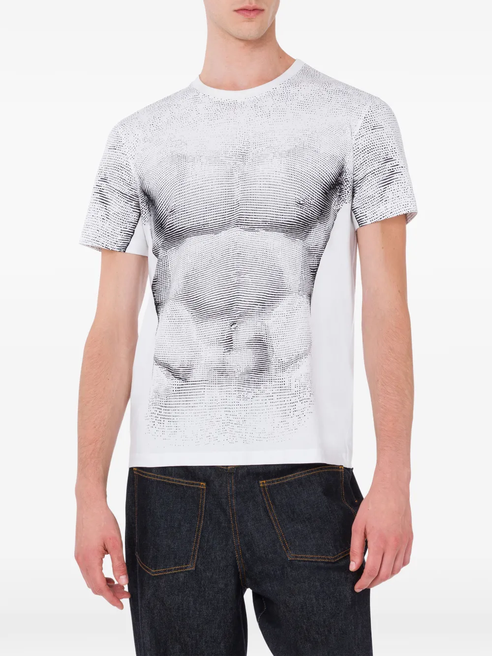 Moschino T-shirt met print Wit