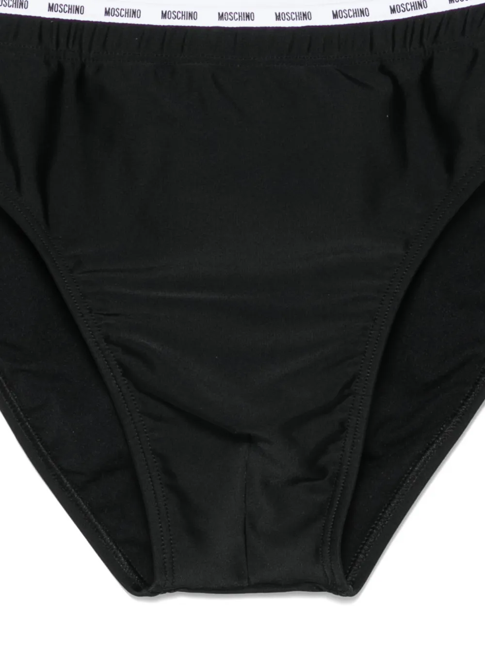 Moschino Slip met logoband Zwart