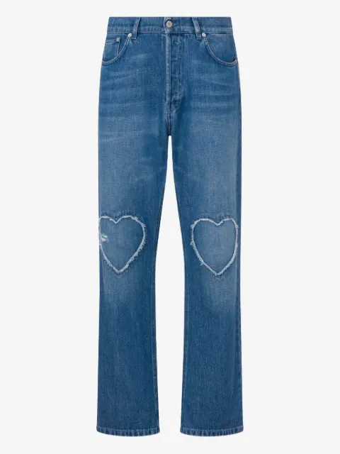 Moschino джинсы с вырезами