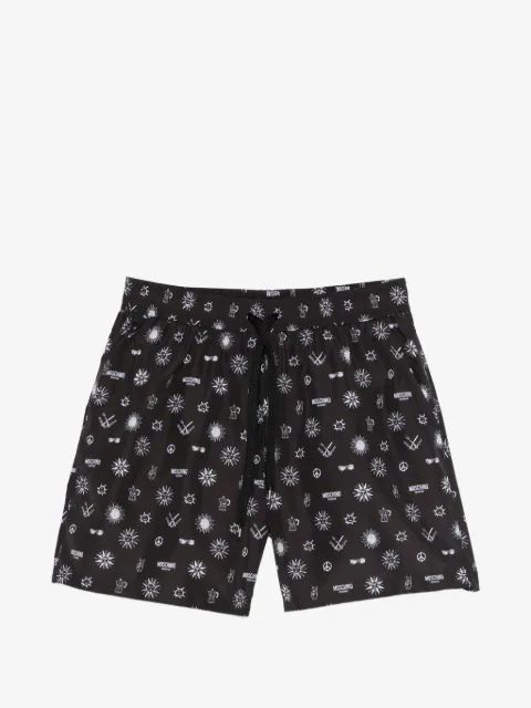 Moschino shorts de playa estampados