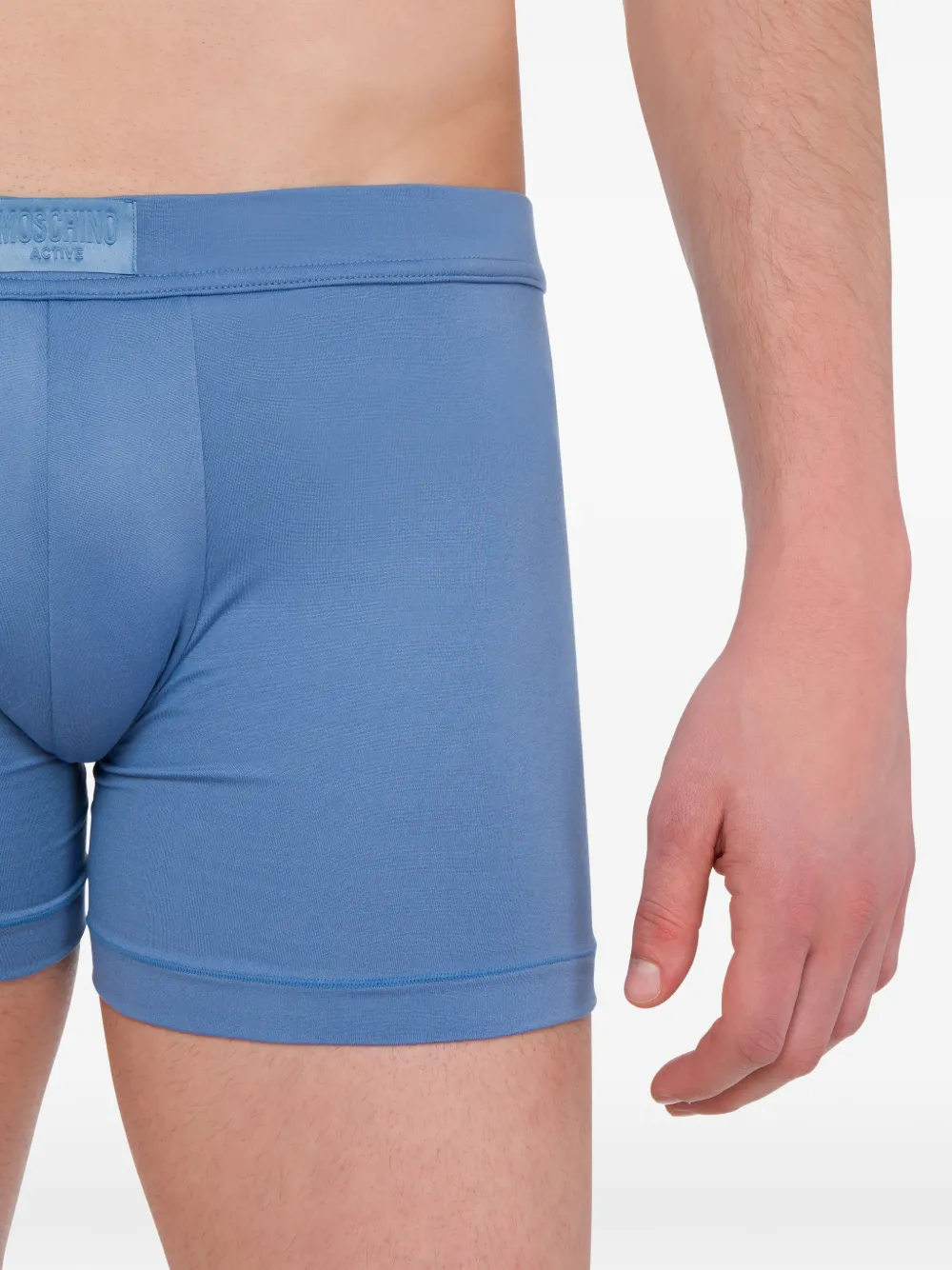 Moschino Boxershorts met label Blauw