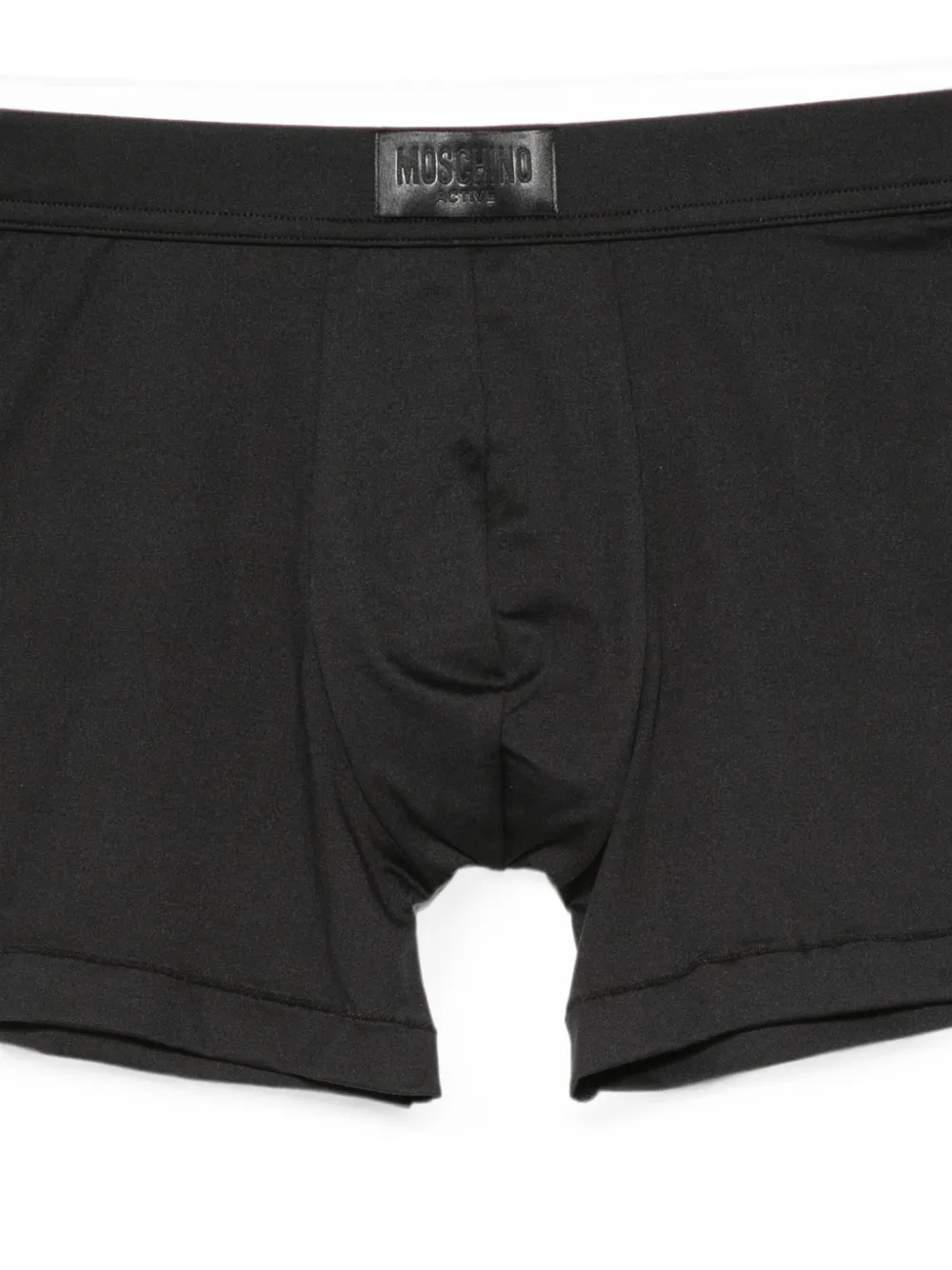 Moschino Boxershorts met logopatch Zwart