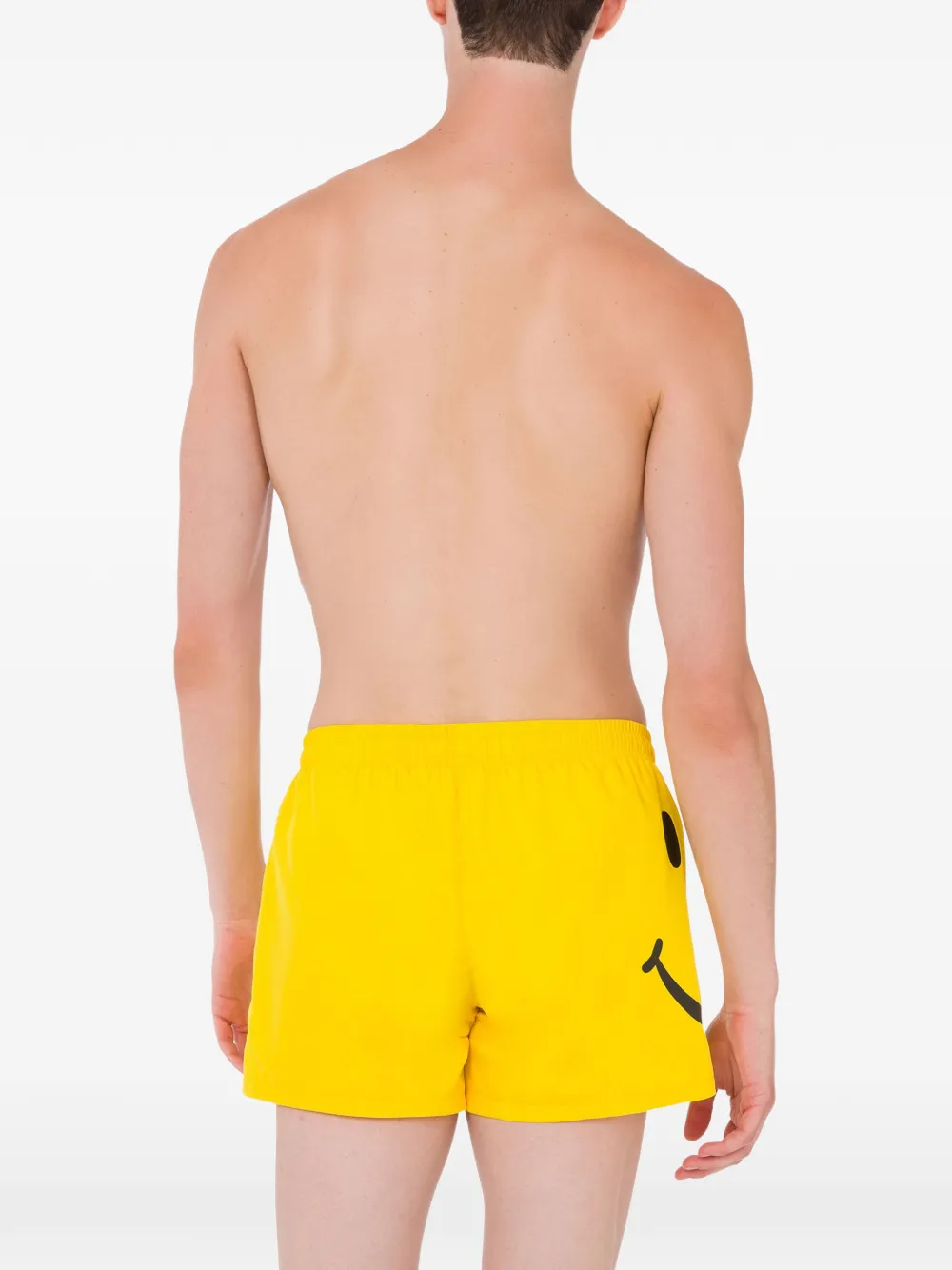 Moschino Zwembroek met print Geel