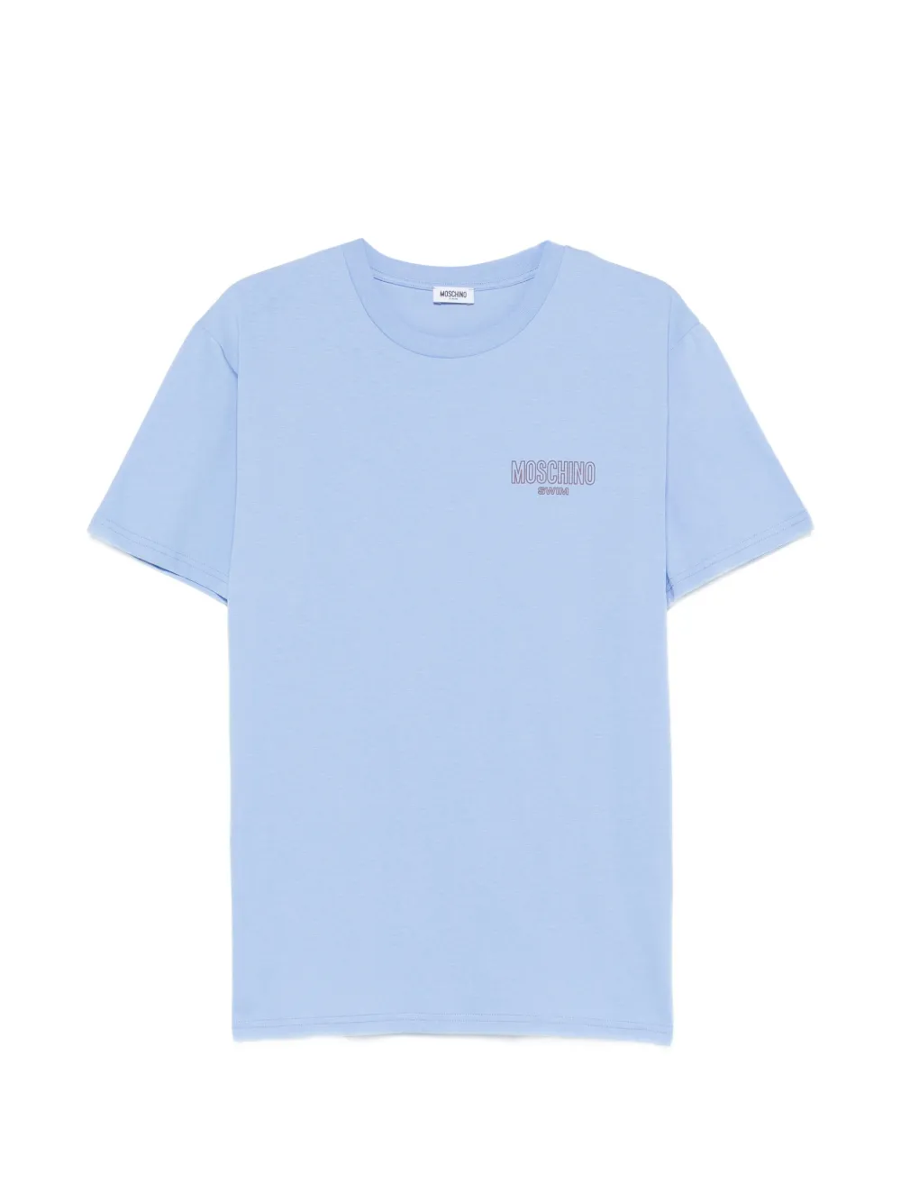 Moschino logo T-shirt - Blu