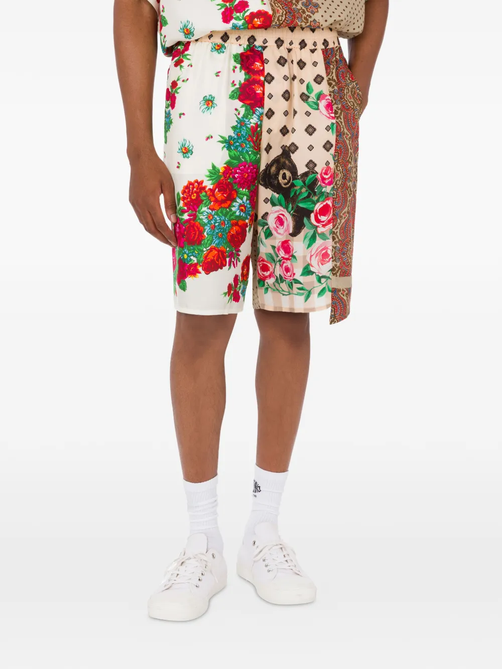  Moschino Floral Shorts - Neutrals 