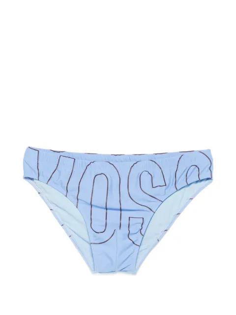 Moschino logo-print swim trunks