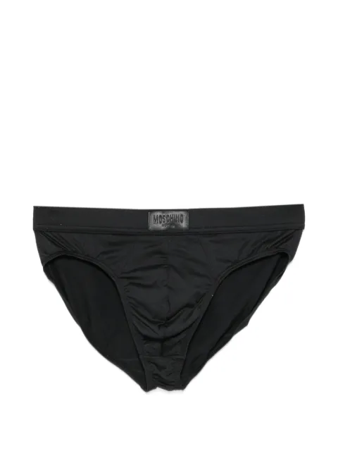 Moschino logo-patch briefs