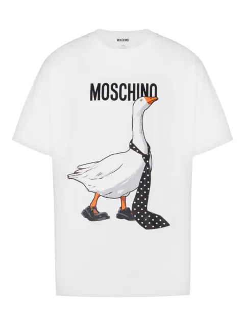 Moschino Goose cotton T-shirt