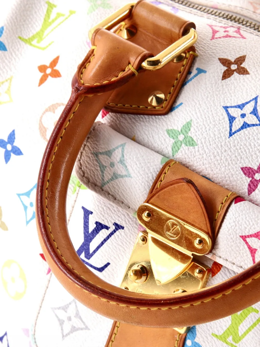 Pre-owned Louis Vuitton Speedy Handbag Monogram Multicolor 30 Satchel