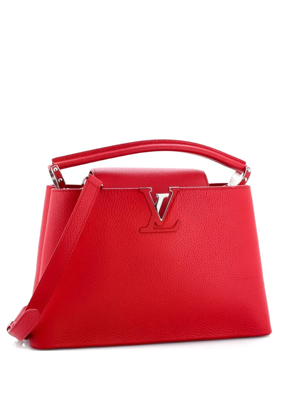 Louis Vuitton Pre-Owned Capucines Bag Leather PM satchel - Rosso