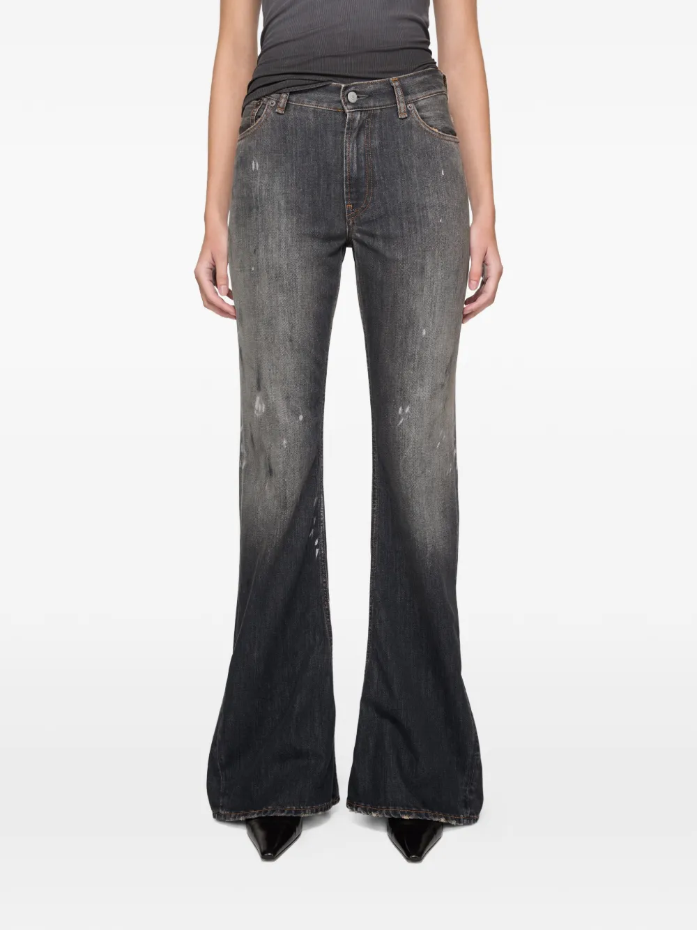  Acne Studios Logo-patch Jeans - Black 