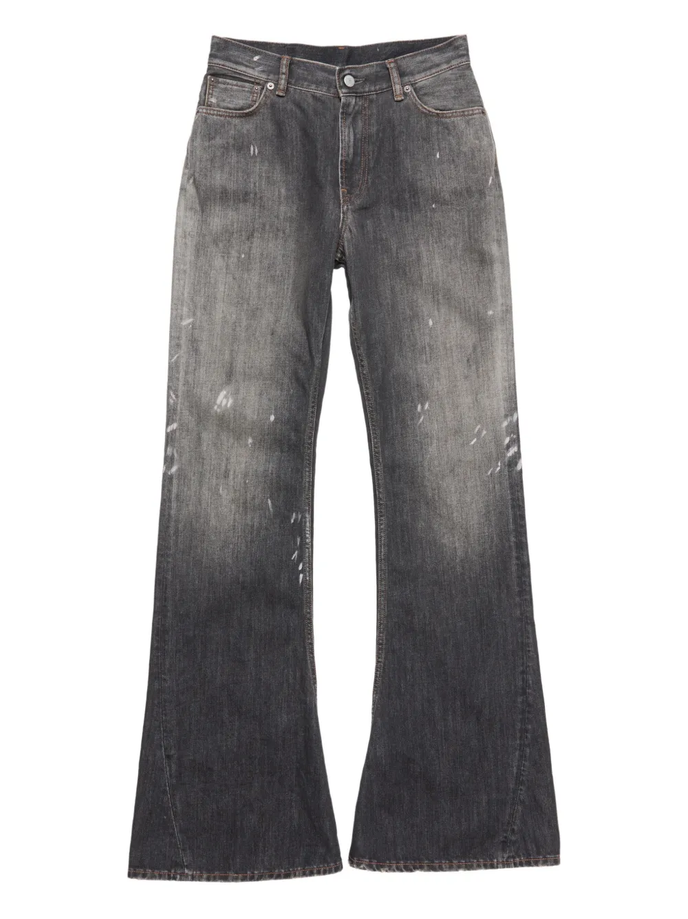 Acne Studios Jeans con applicazione logo - Nero