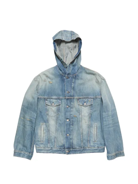 Acne Studios hooded cotton denim jacket