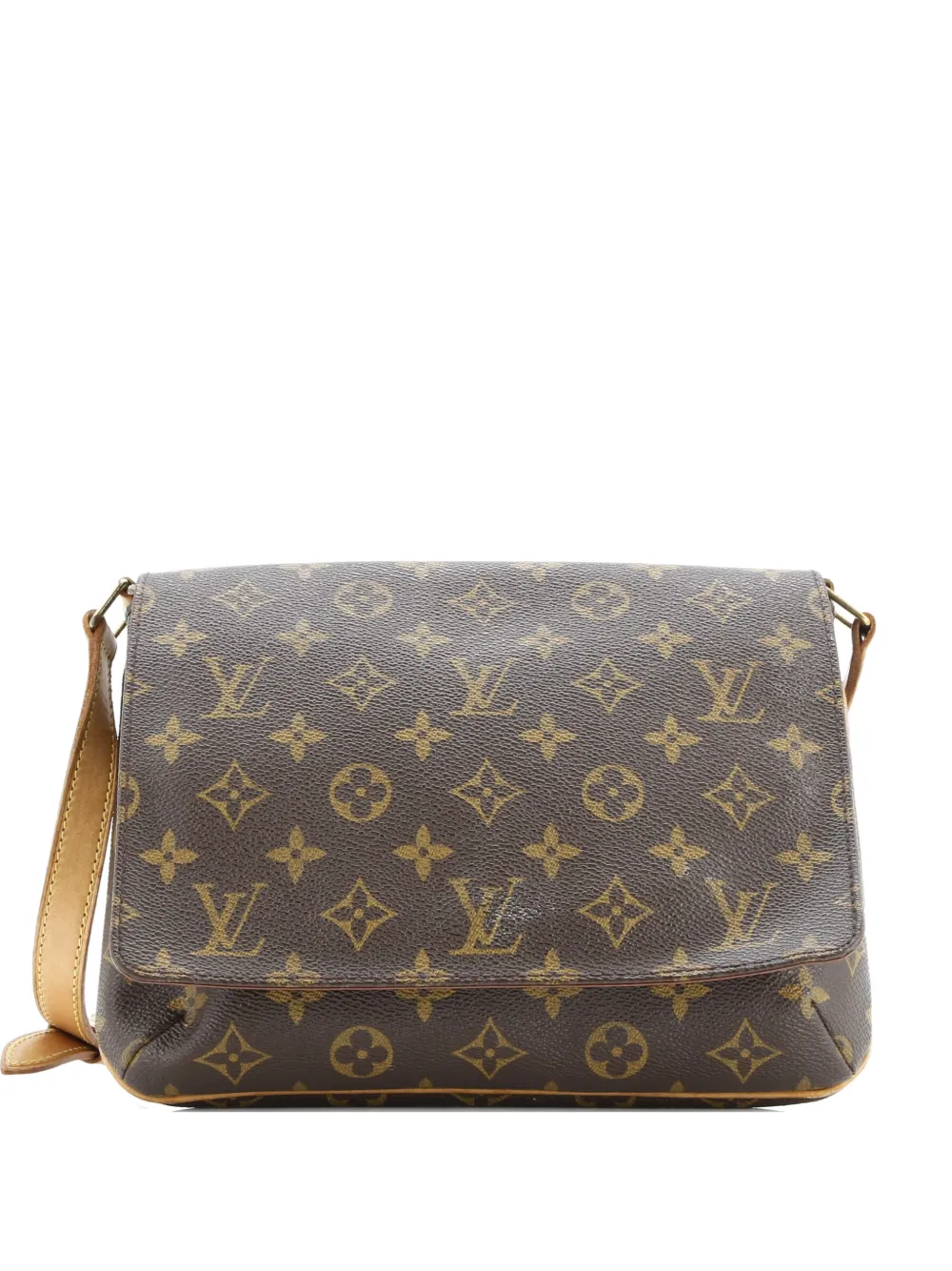 Louis Vuitton Pre-Owned Musette Tango Handbag Monogram Canvas shoulder bag - Marrone