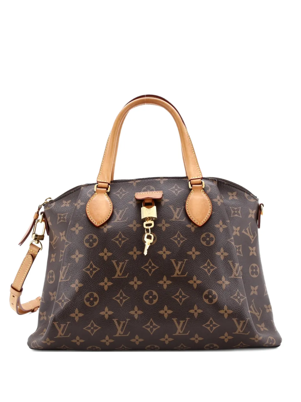 Louis Vuitton Pre-Owned Rivoli Handbag Monogram Canvas MM satchel - Marrone