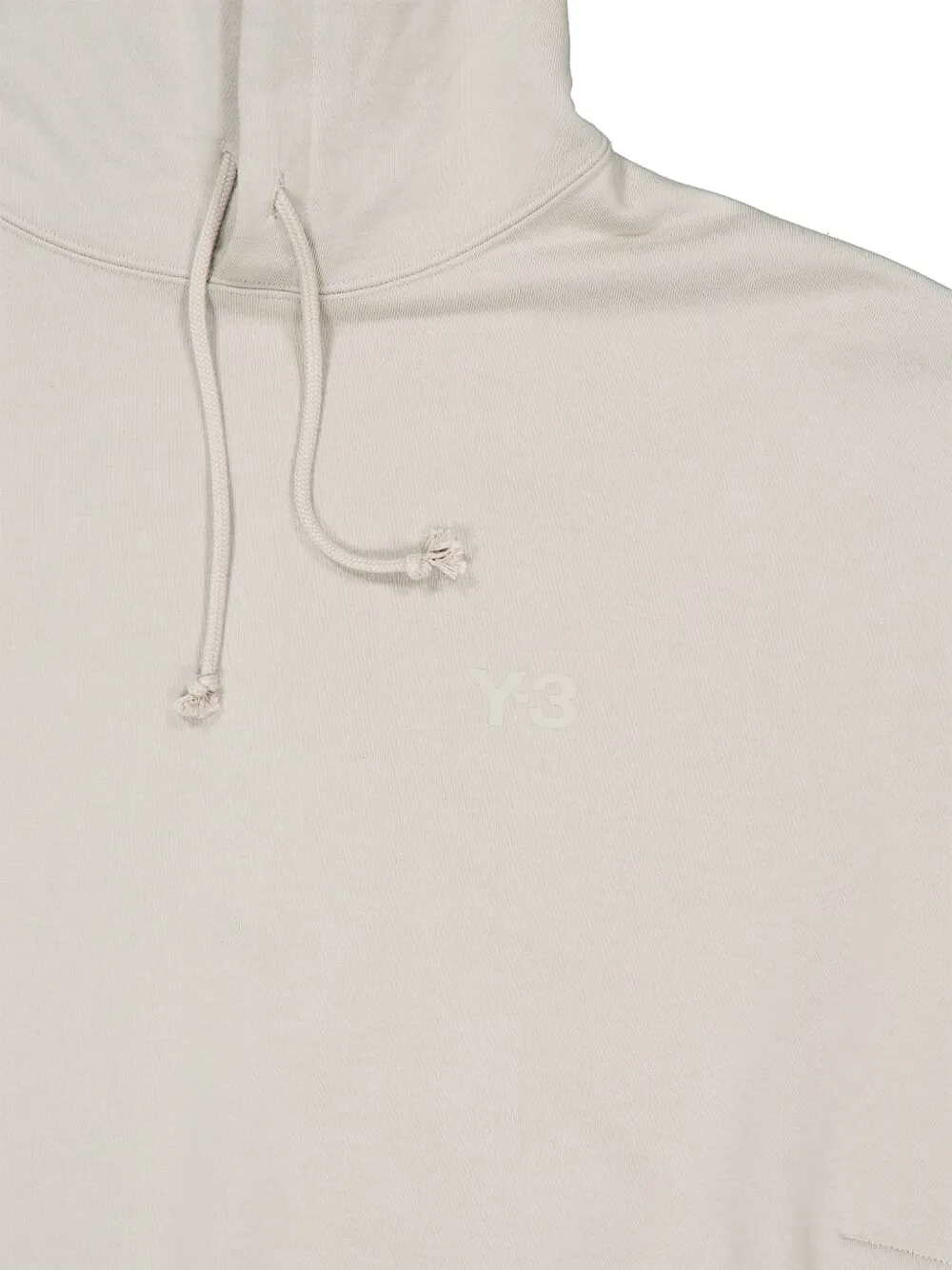 Y-3 Hoodie met logodetail Bruin