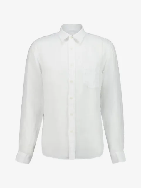 120% Lino camisa manga larga