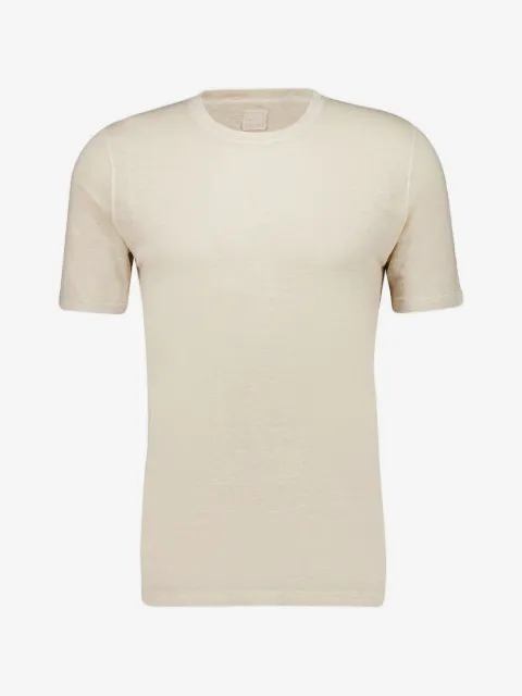 120% Lino Safari round-neck T-shirt