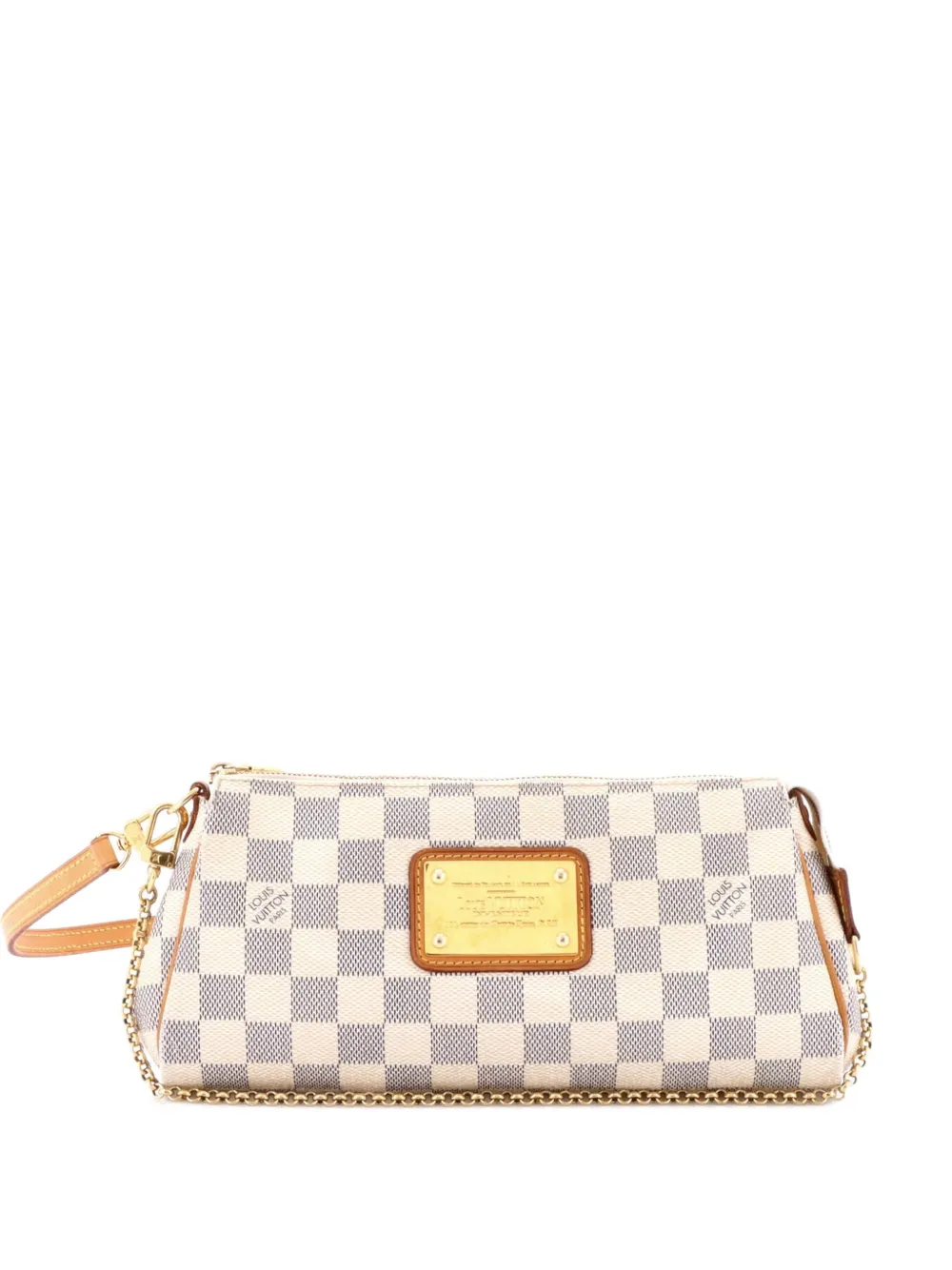 Click to view more detailed imagery on our partner's website Pre-owned Louis Vuitton Eva Handbag Damier Clutch Bag In White