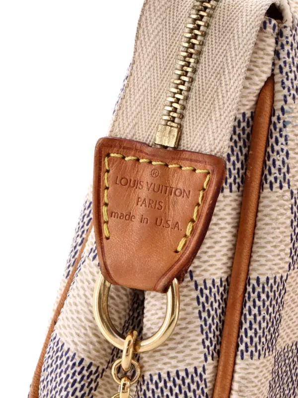 Louis Vuitton Pre-Owned エヴァ ダミエ クラッチバッグ | ホワイト