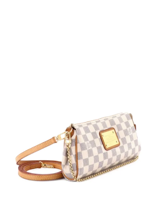 Louis Vuitton Pre-Owned エヴァ ダミエ クラッチバッグ | ホワイト