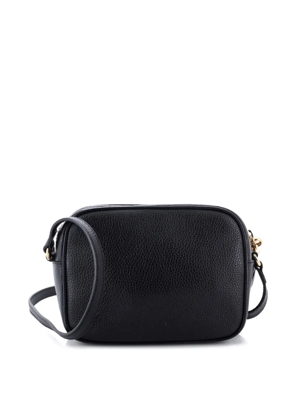 Pre-owned Gucci Soho Disco Leather Small Crossbody Bag In Black